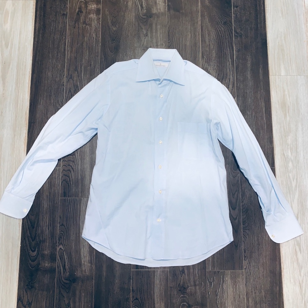 Ermenegildo Zegna blue shirt